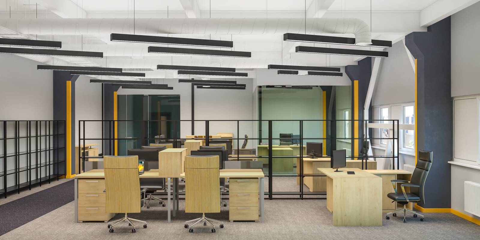 Визуализация офиса.