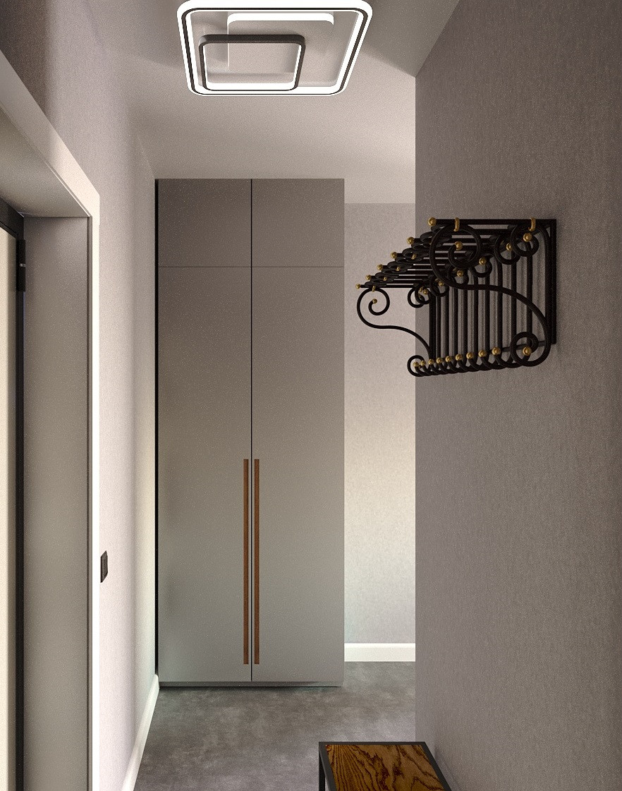 Квартира 34,3 кв м без санузла вариант 2