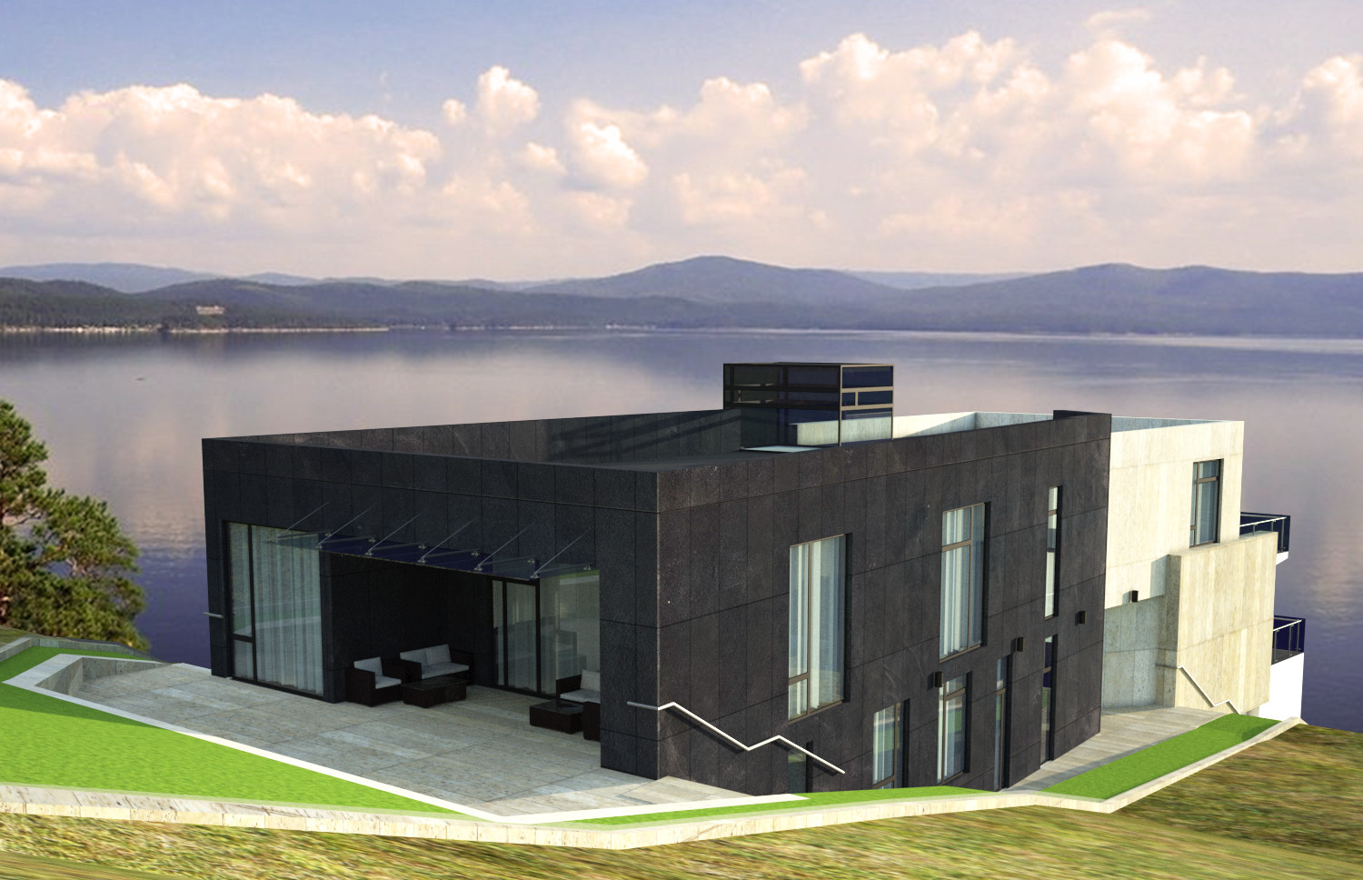 Обложка проекта: Дом у озера Тургояк