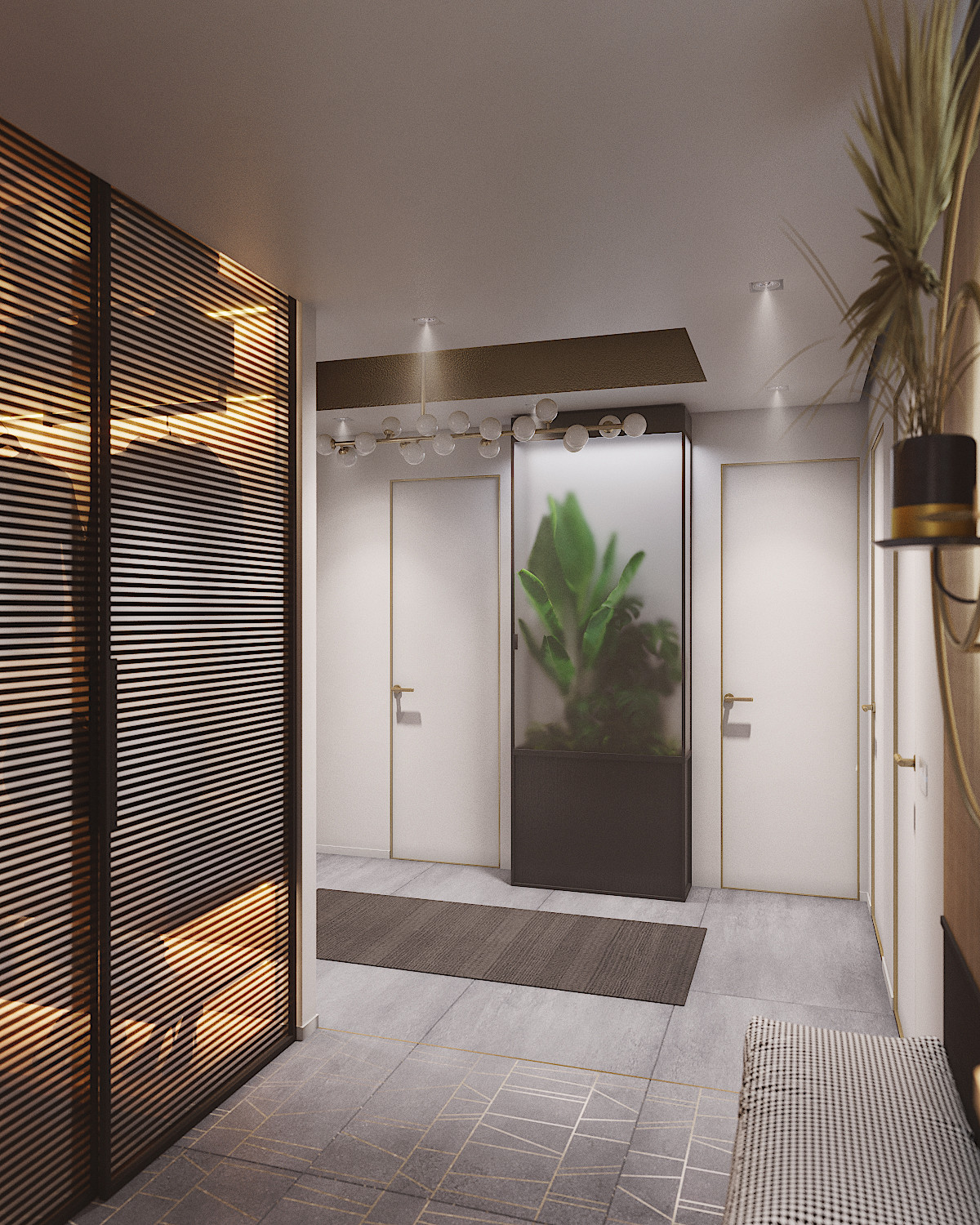 Дизайн-проект квартиры 120 кв.м.  Кухня/гостиная/столовая