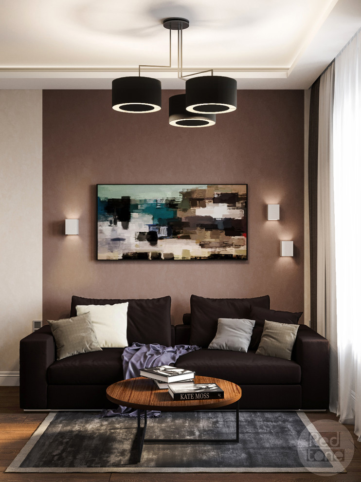 Обложка проекта: Гостиная с мужским характером