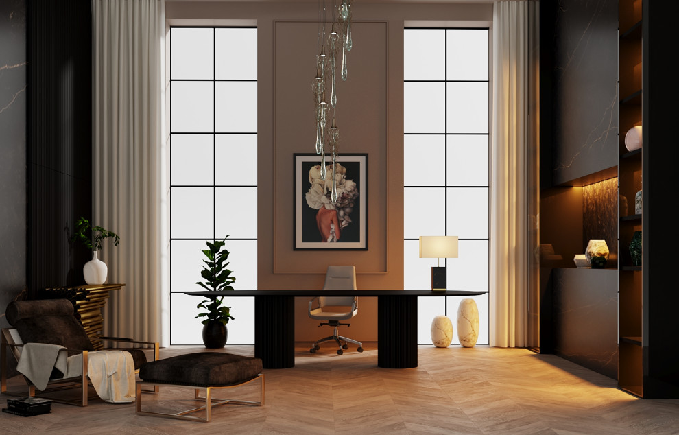 Обложка проекта: Дизайн интерьера кабинета психолога в загородном доме