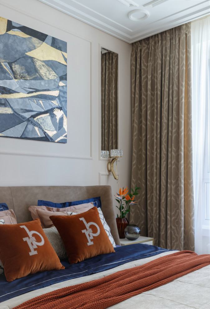 Современный интерьер в смешанном стиле.