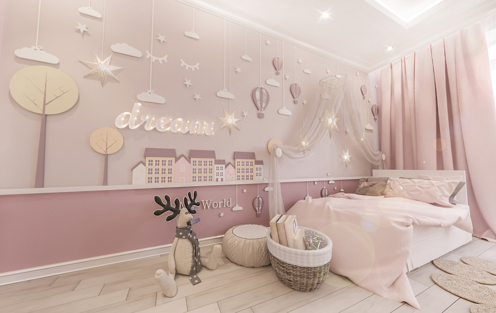 Сказочная детская - Комната для маленькой девочки