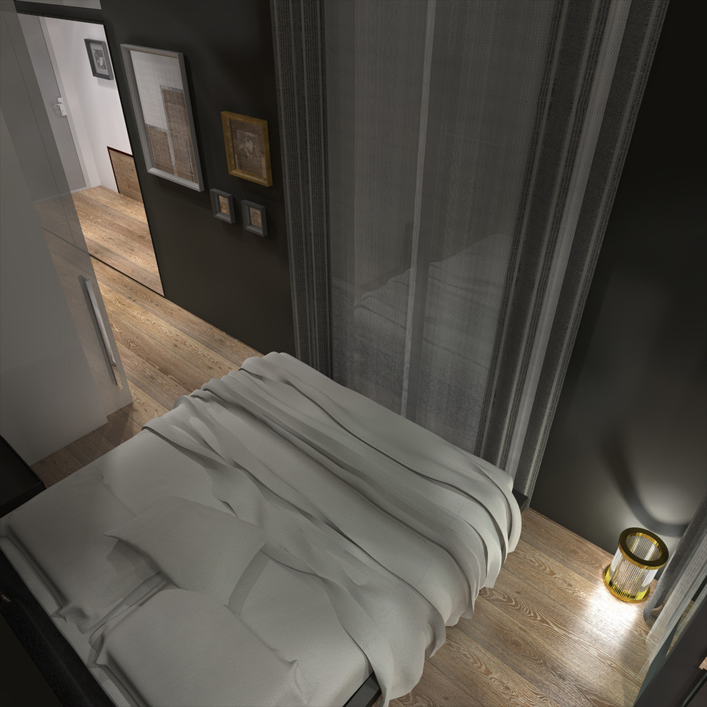 Дом из четырех 40-ft HC морских контейнеров. Интерьер