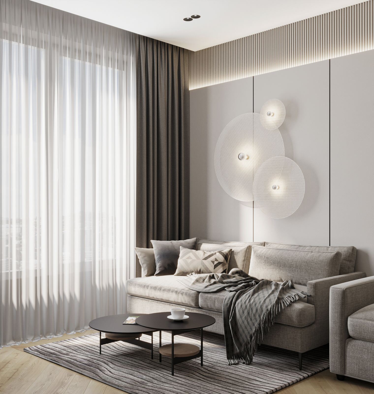 Уютная квартира в шоколадных и терракотовых оттенках