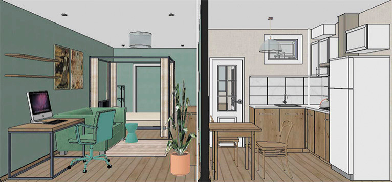 Однокомнатная квартира 32 кв.м. в хрущевке