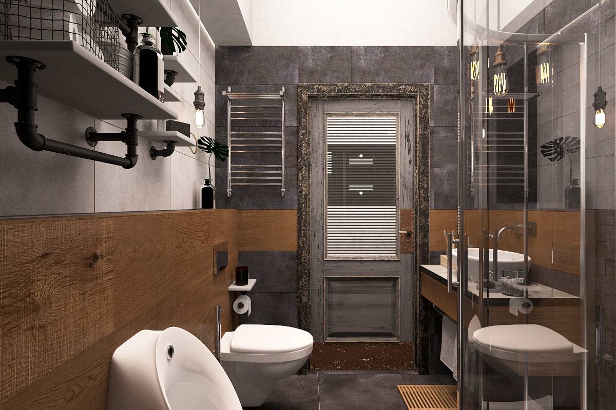 Коттедж в стиле Loft