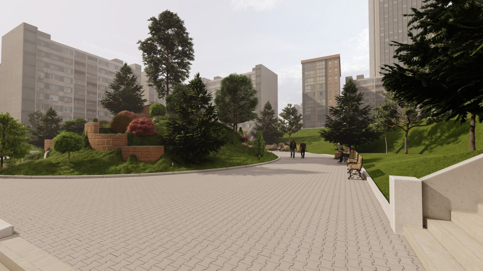 Обложка проекта: Визуализация городского парка