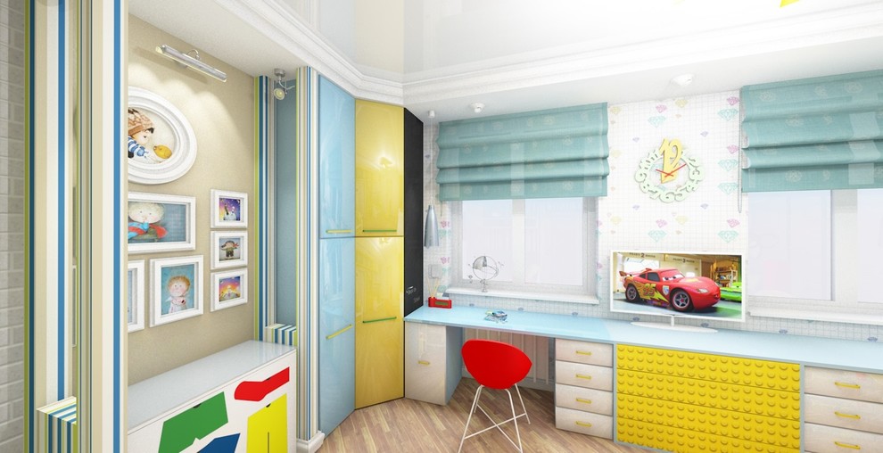 Веселая детская для двух мальчишек