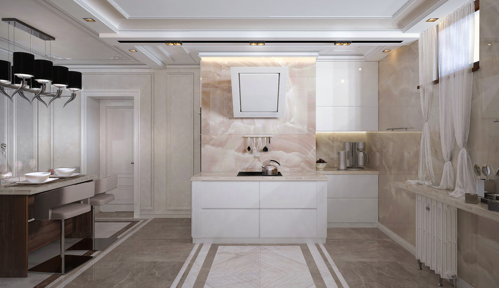 Обложка проекта: Кухня в цокольном этаже