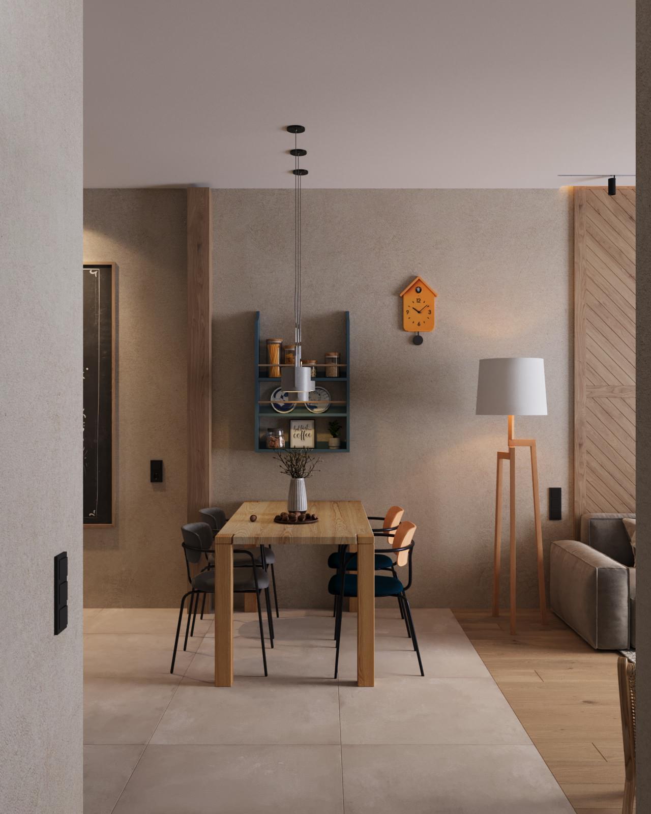 Проект однокомнатной квартиры в Санкт-Петербурге, очень самобытный