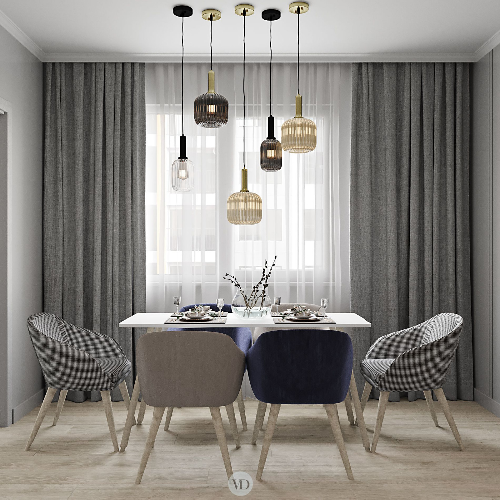 Дизайн-проект квартиры Яблочкино