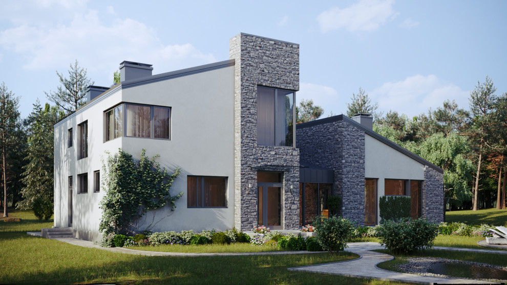 Частный жилой дом, Ленинградская область.