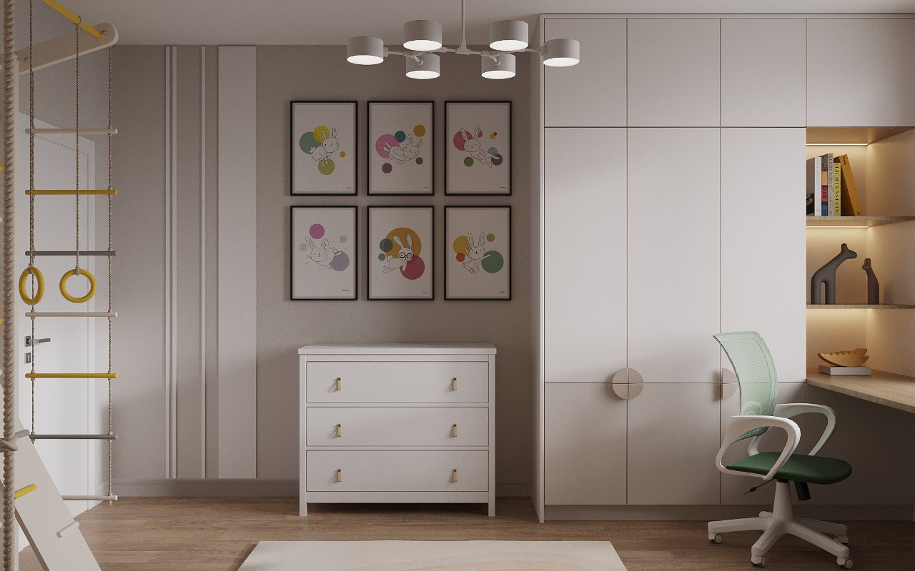 Дизайн 3-х комнатной квартиры в ЖК ГАЛАКТИКА PRO