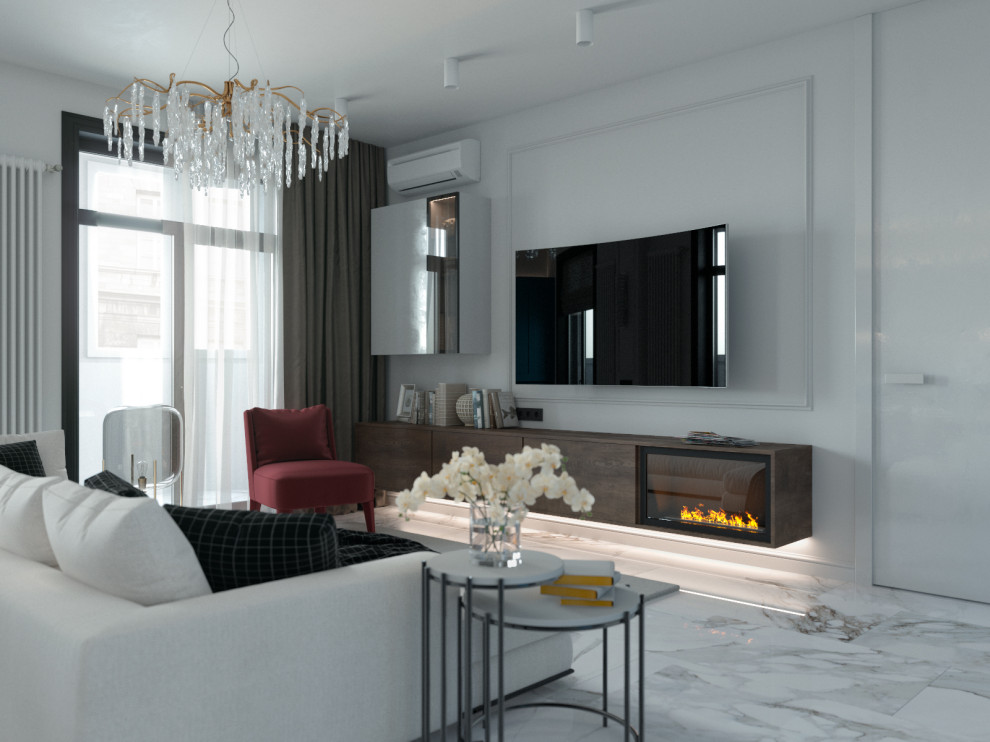 Проект современной светлой кватриры