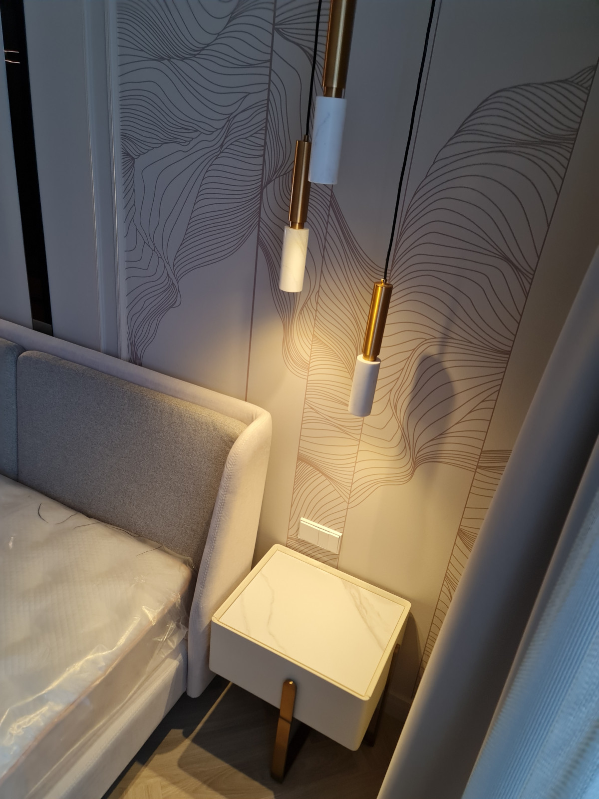 Реализация дизайна-проекта спальни в ЖК "Дом на Дачной "