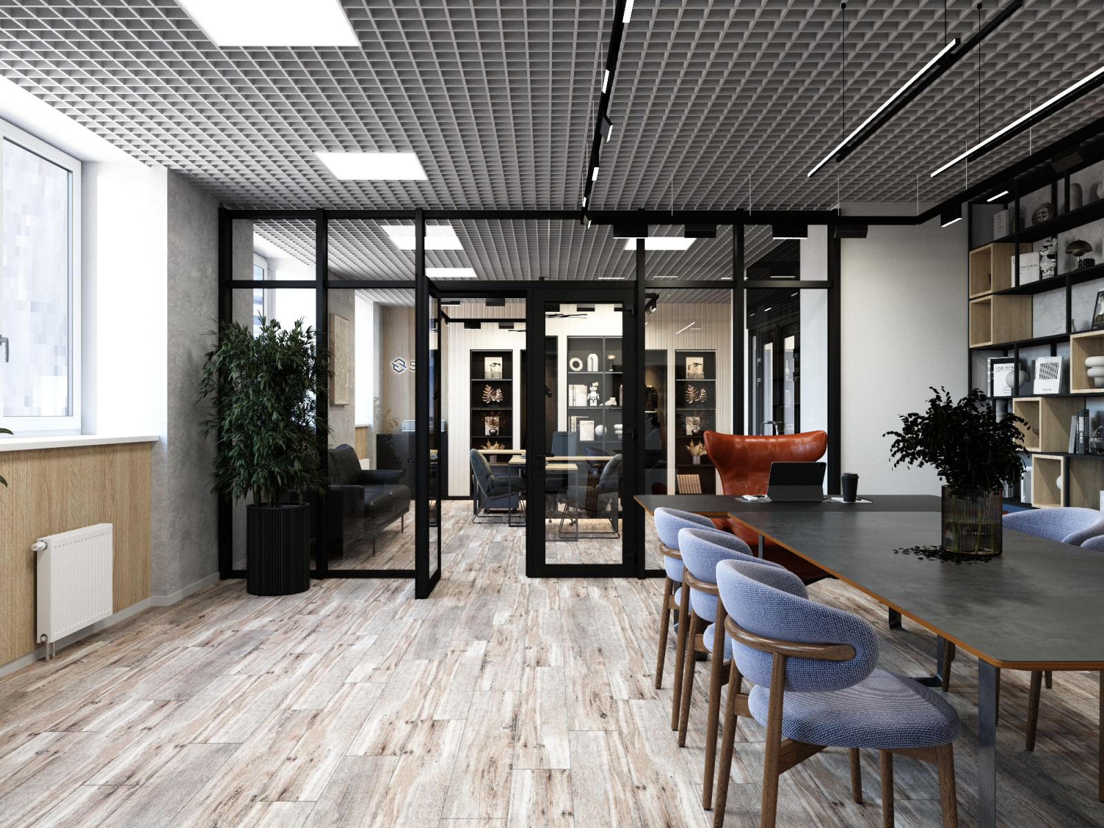 Обложка проекта: Кабинет руководителя, переговорная