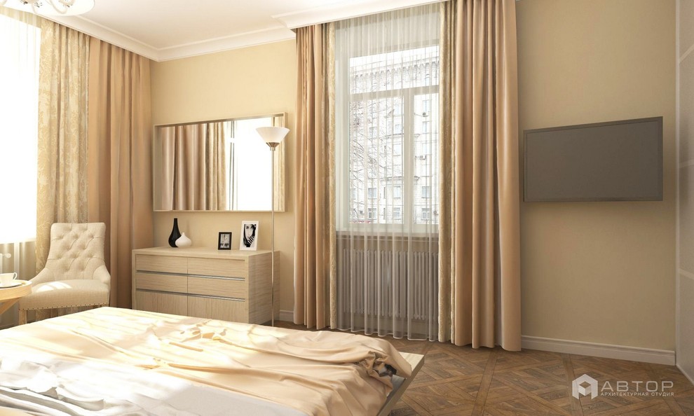 Дизайн трехкомнатной квартиры в "Сталинке"