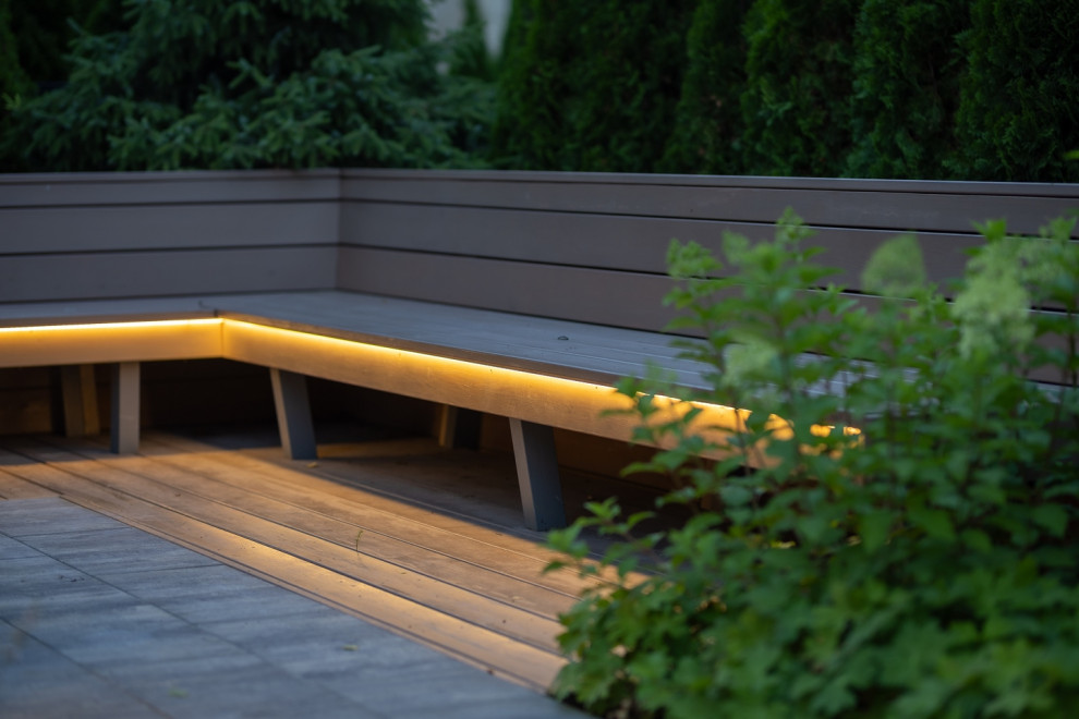 Освещение участка в таунхаусе Park Fonte