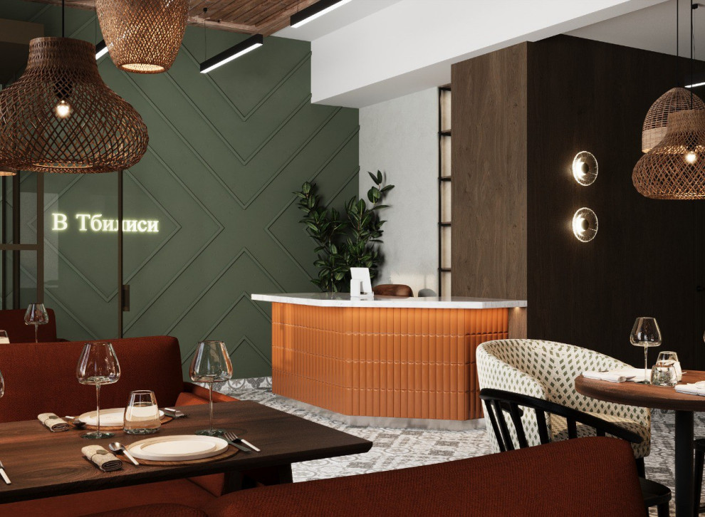 №12 Дизайн-проект ресторана "В Тбилиси" г. Новотроицк