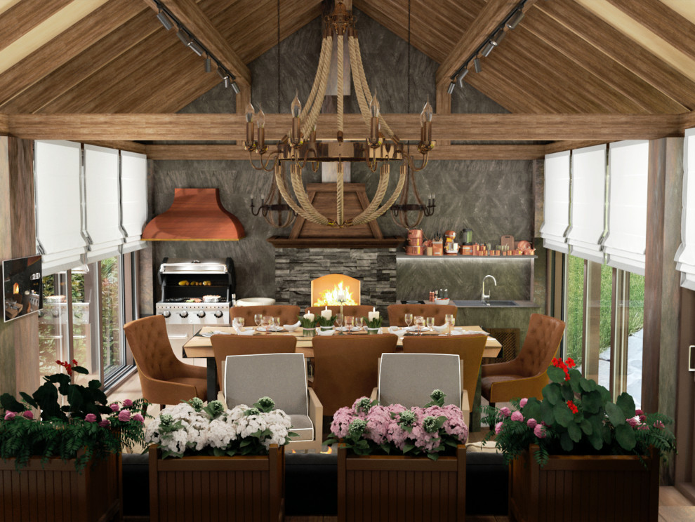 Обложка проекта: Дизайн интерьера веранды