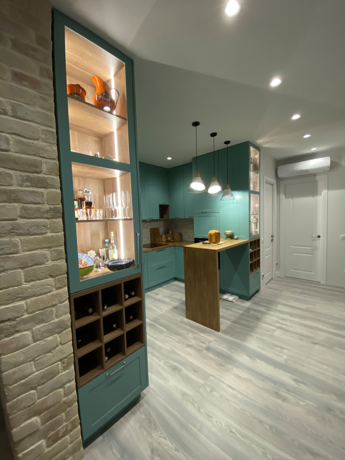 П-образная Кухня в стиле «Прованс»