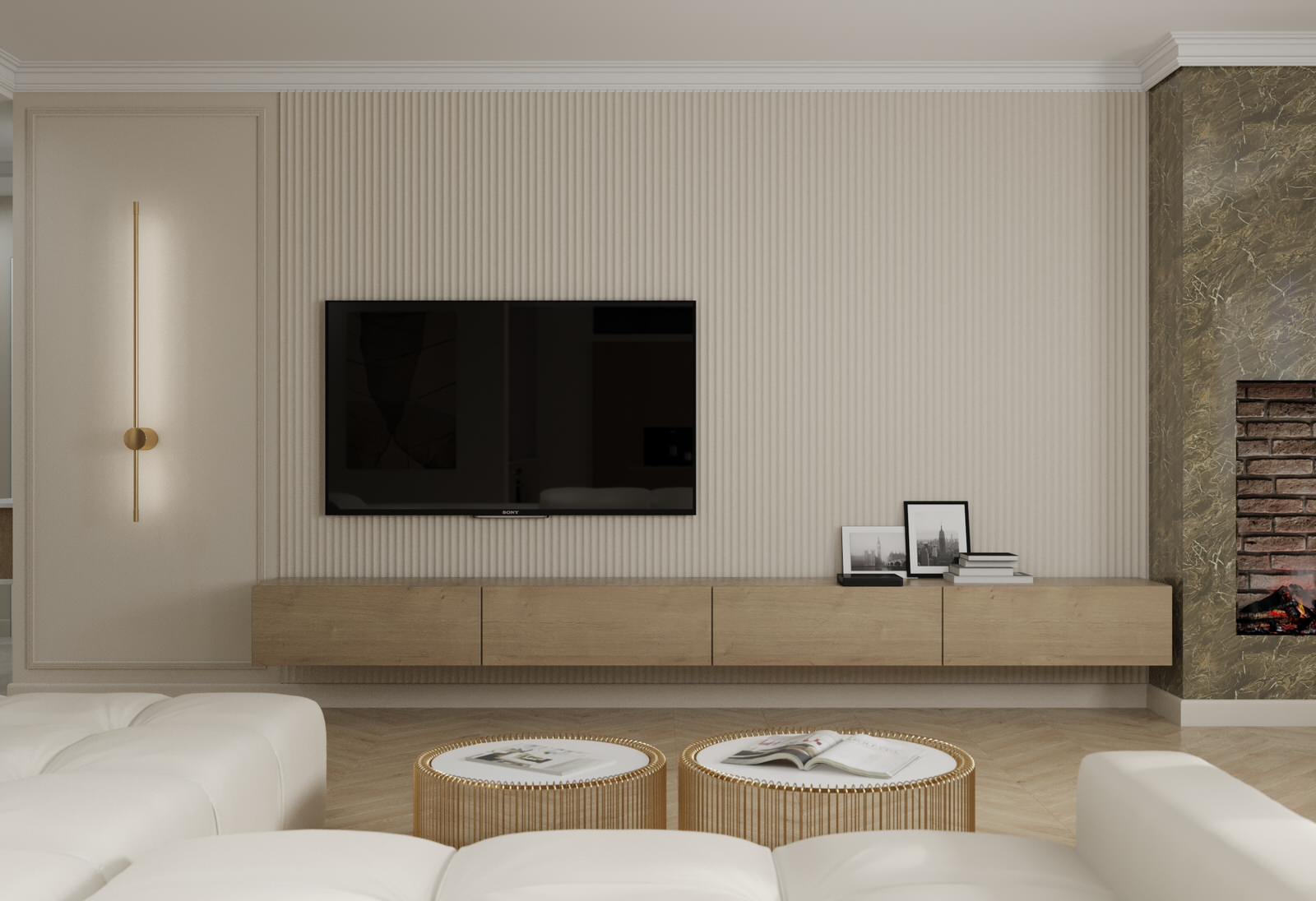 Визуализация квартиры 135 кв ЖК Даудель г.Тюмень