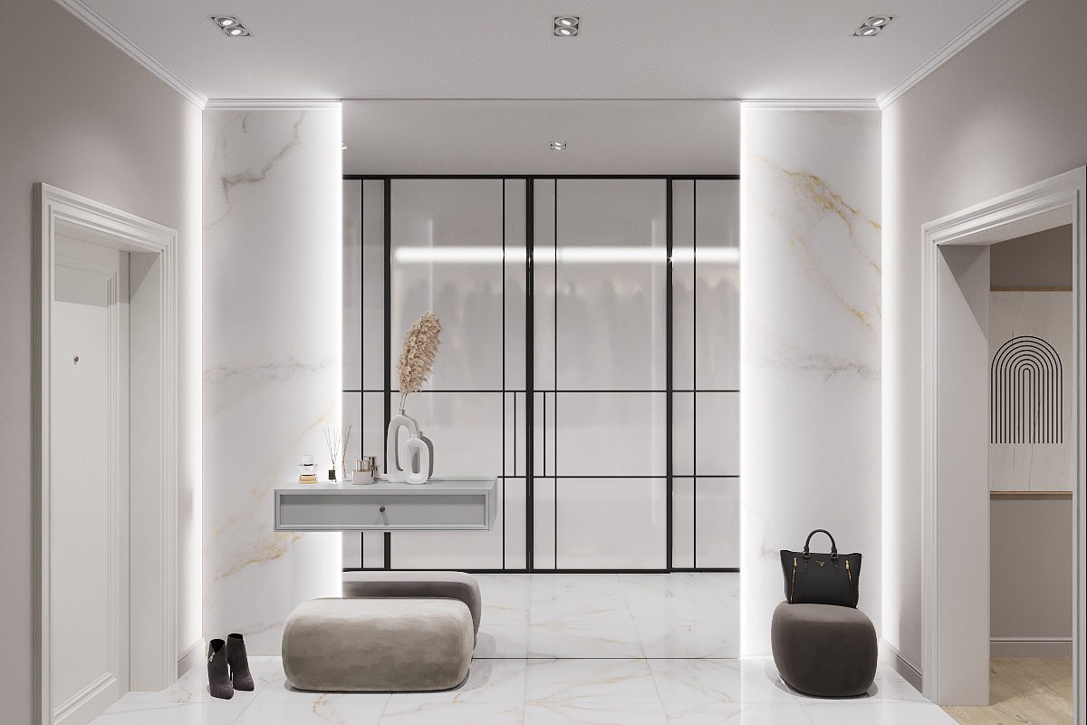 Проект квартиры 109 кв.м для семьи из г. Кемерово