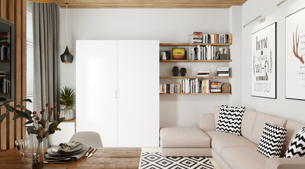 Обложка проекта: Дизайн проект студии в скандинавском стиле, гор. Сочи