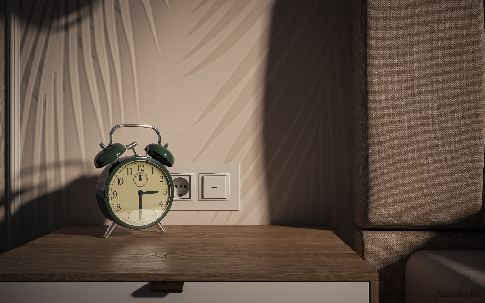 Обложка проекта: Визуализация спальни