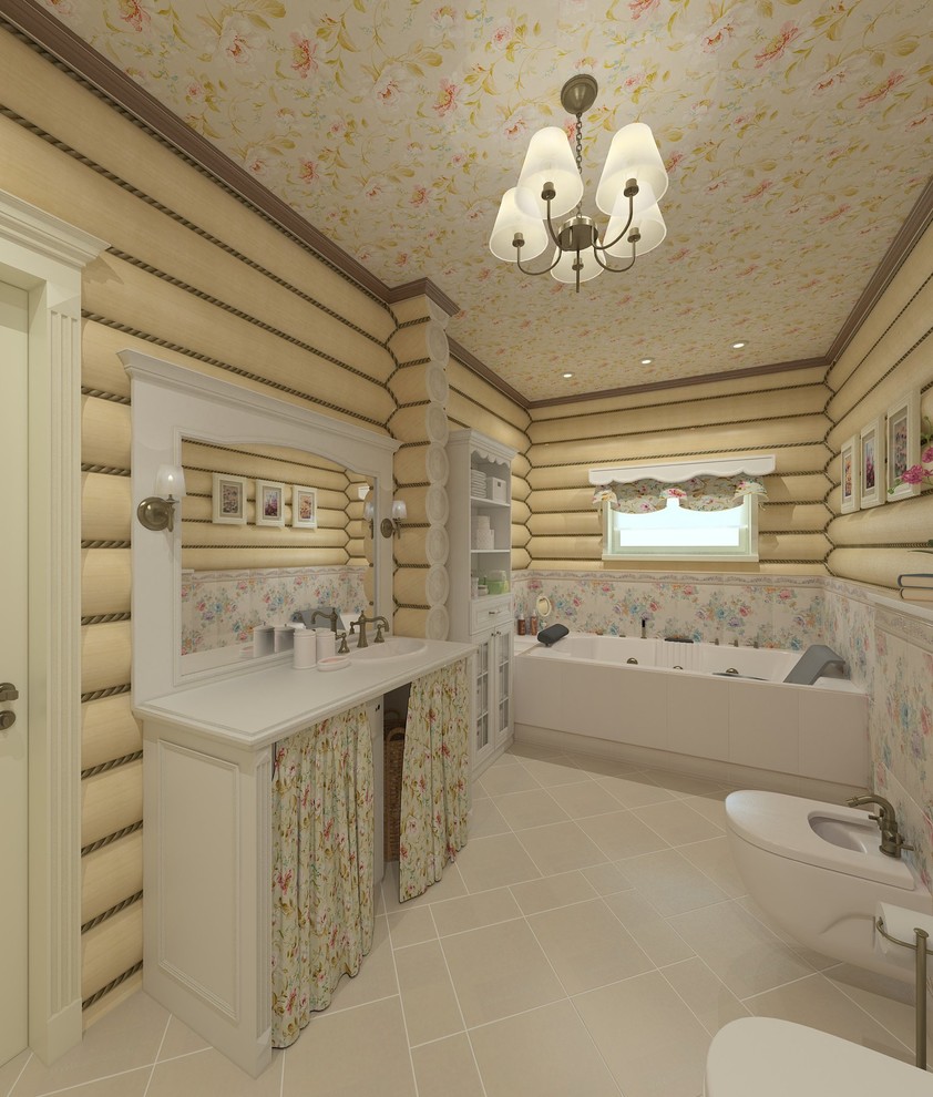 Интерьер бревенчатого дома в г. Кодинск