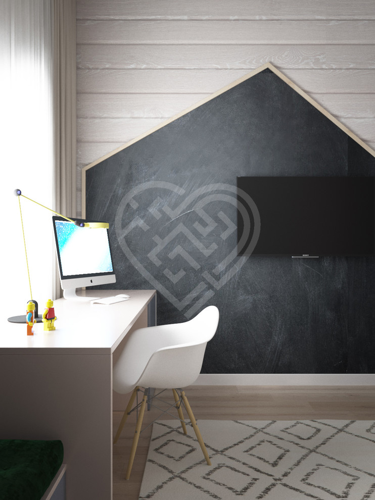 Дизайн интерьера дома из клеёного бруса в Подмосковье