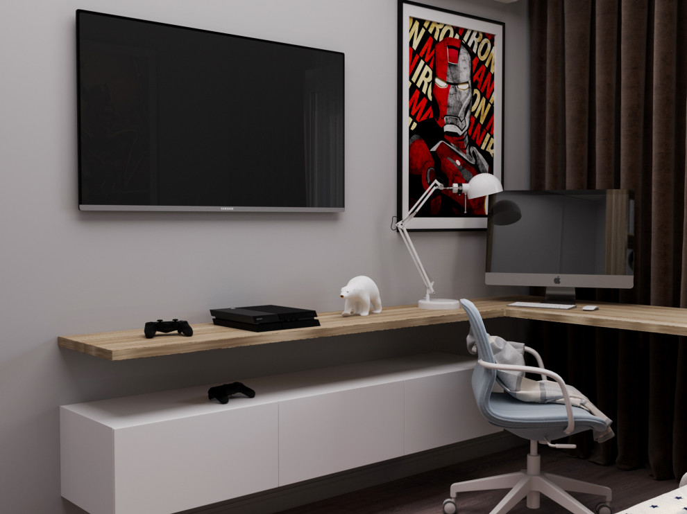 Детская для мальчика в загородном доме. Кемеровская обл.