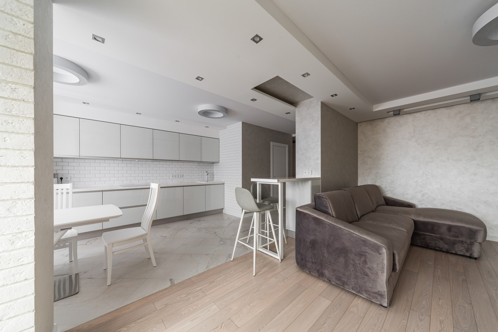 Обложка проекта: Реализованный проект. Квартира в современном стиле. ЖК Царицынский-2.