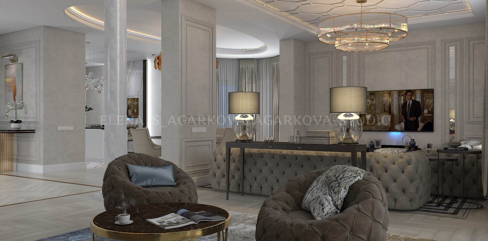 Дом в нюдовых тонах