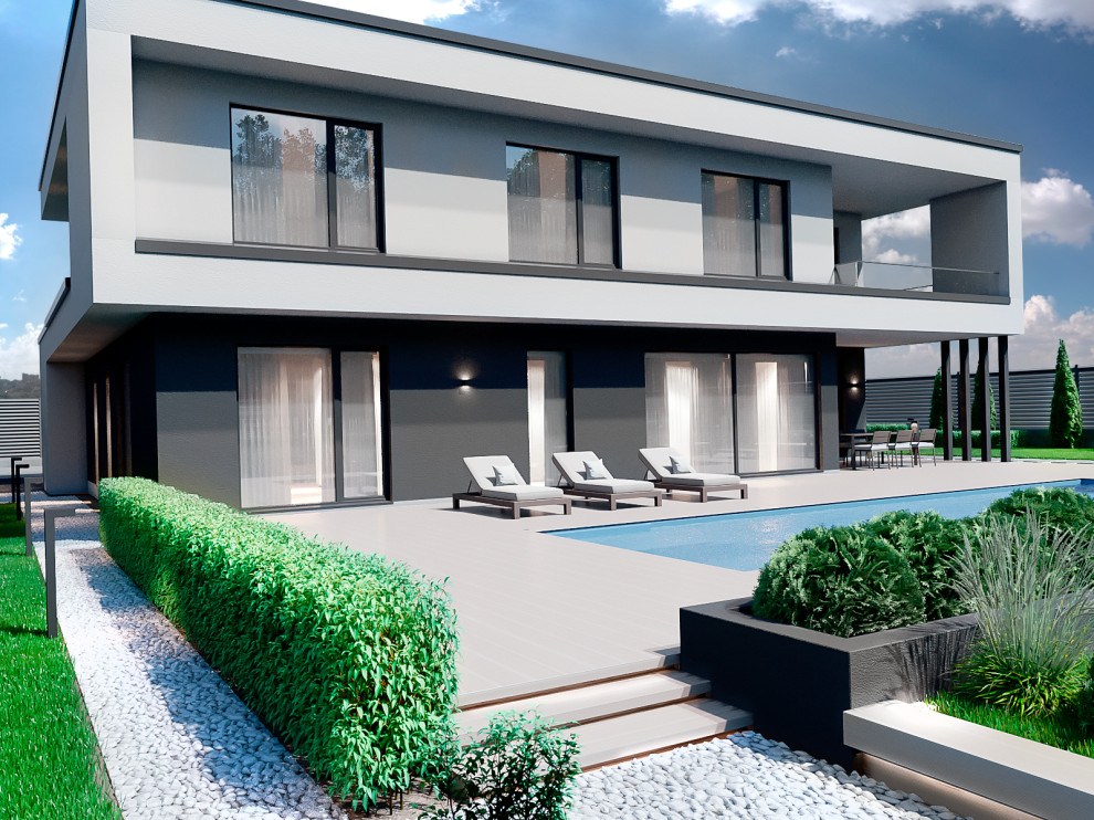 Ландшафт в стиле минимализм