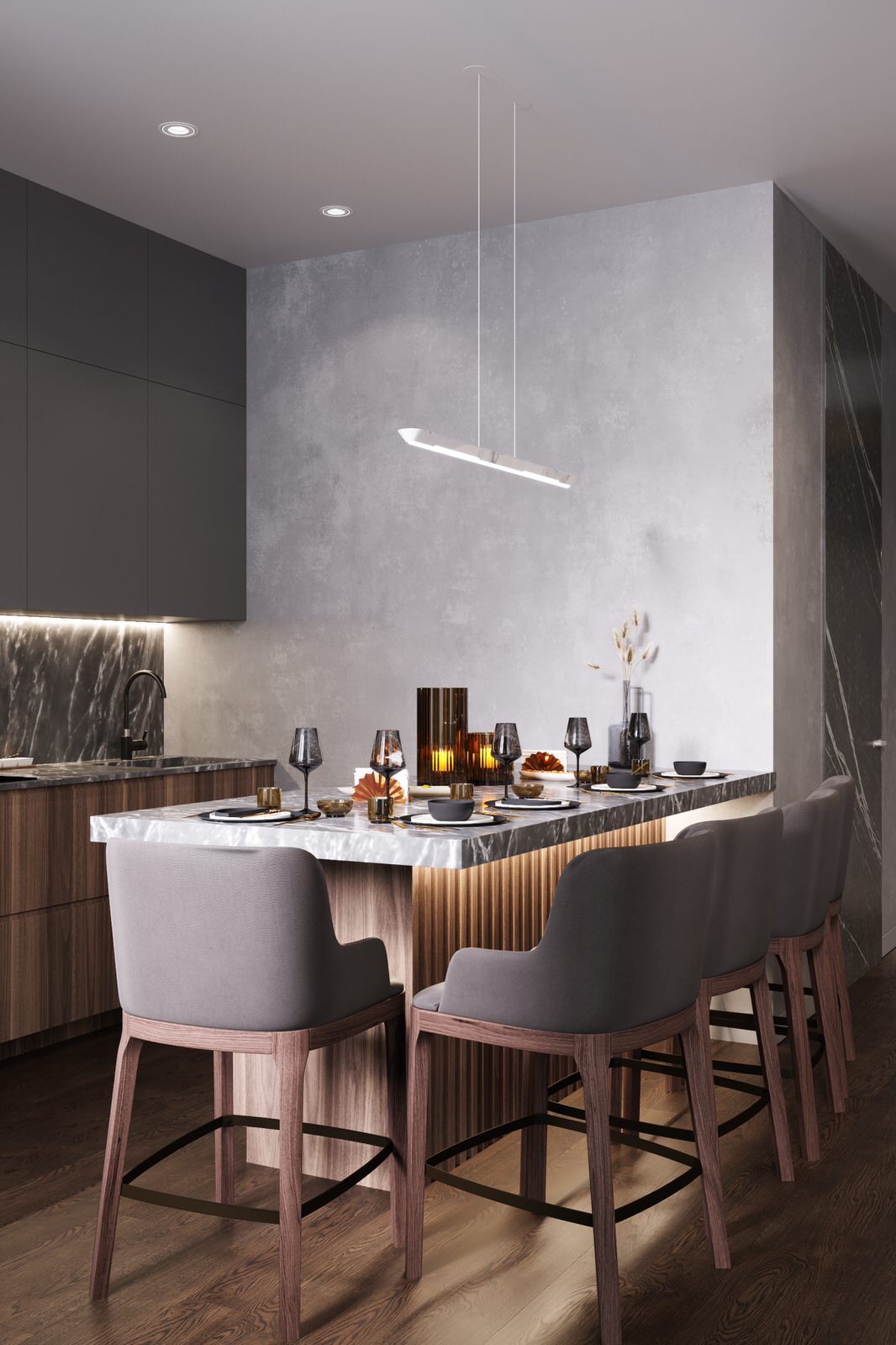 Квартира 110 кв. м. в современном стиле ЖК Red Side.