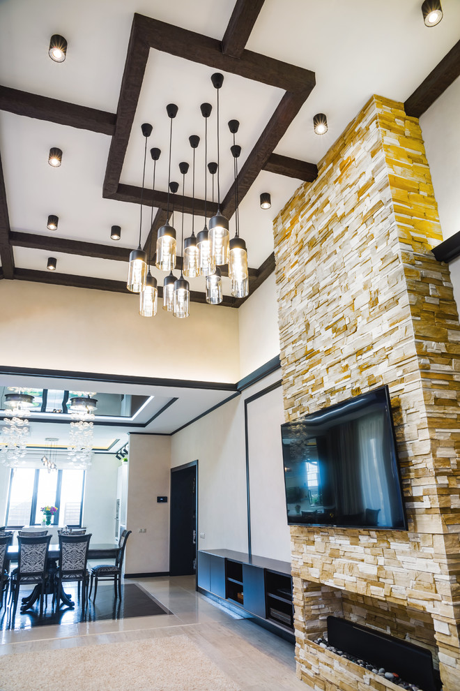 Проект дома в современном стиле с элементами арт деко.