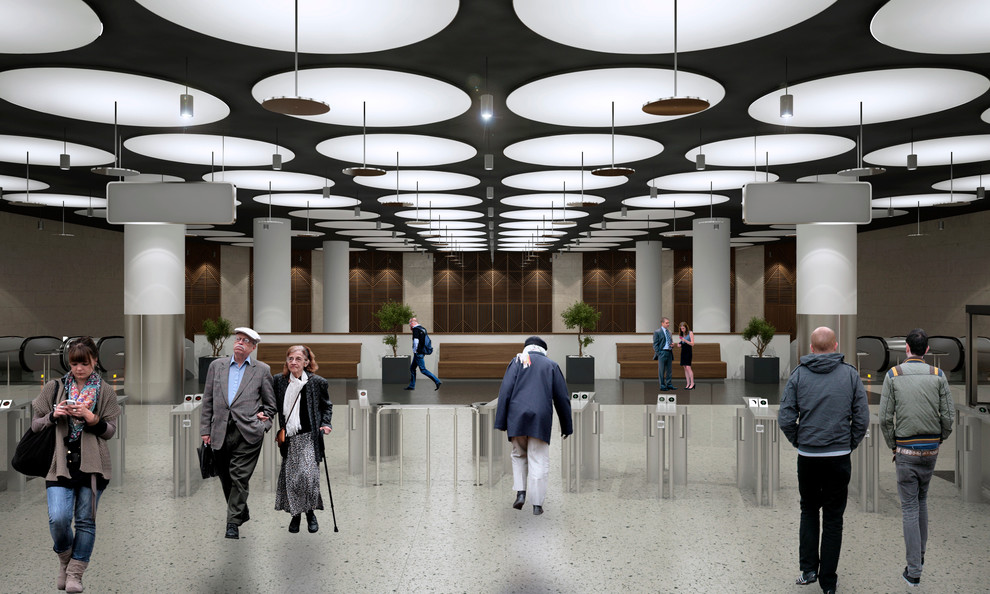 Competition project. Moscow metro station.