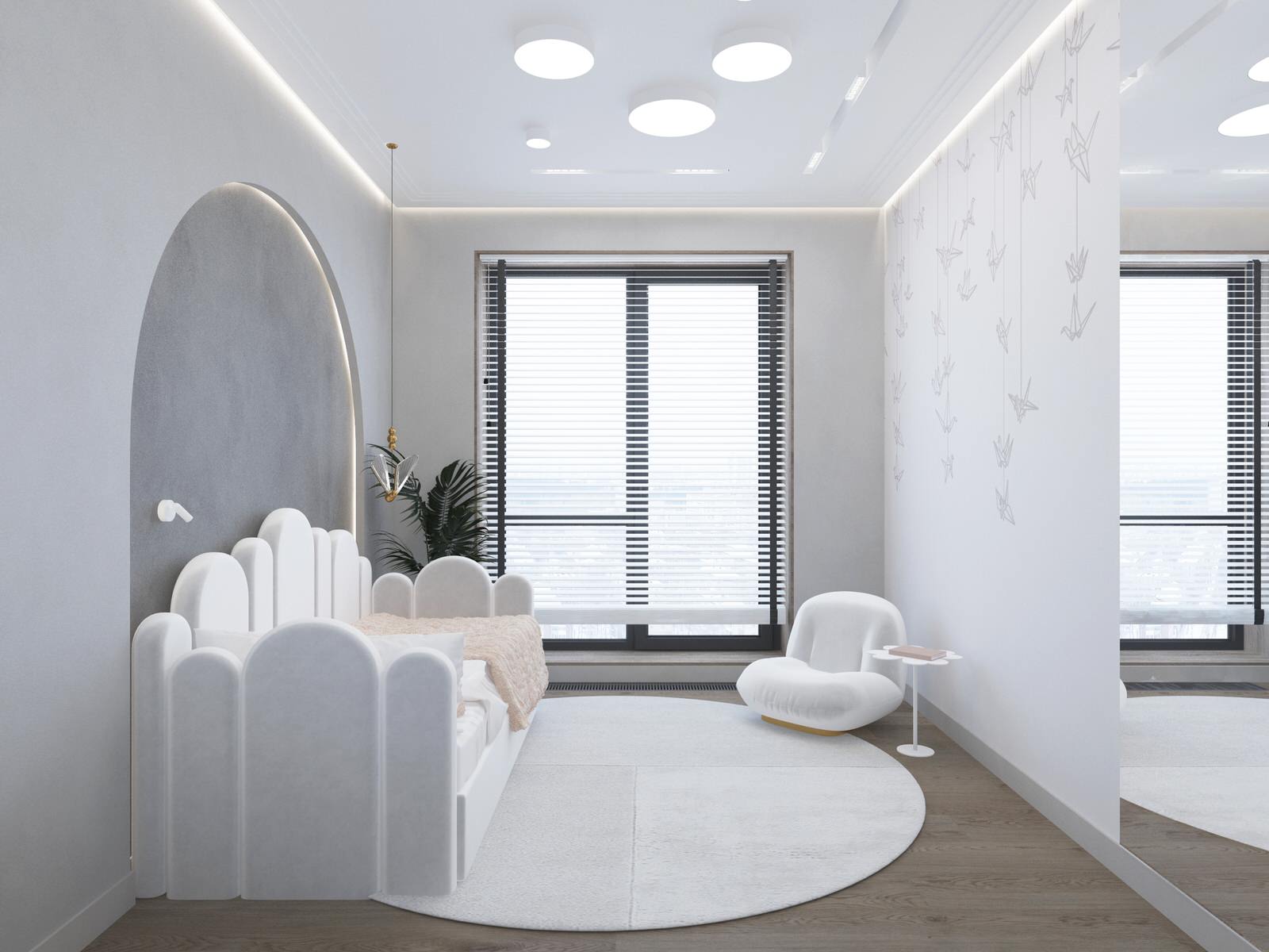 Минималистичный интерьер для молодой семьи