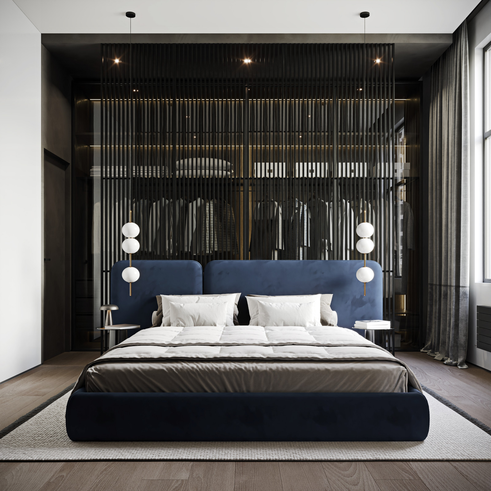 Спальня, частный дом