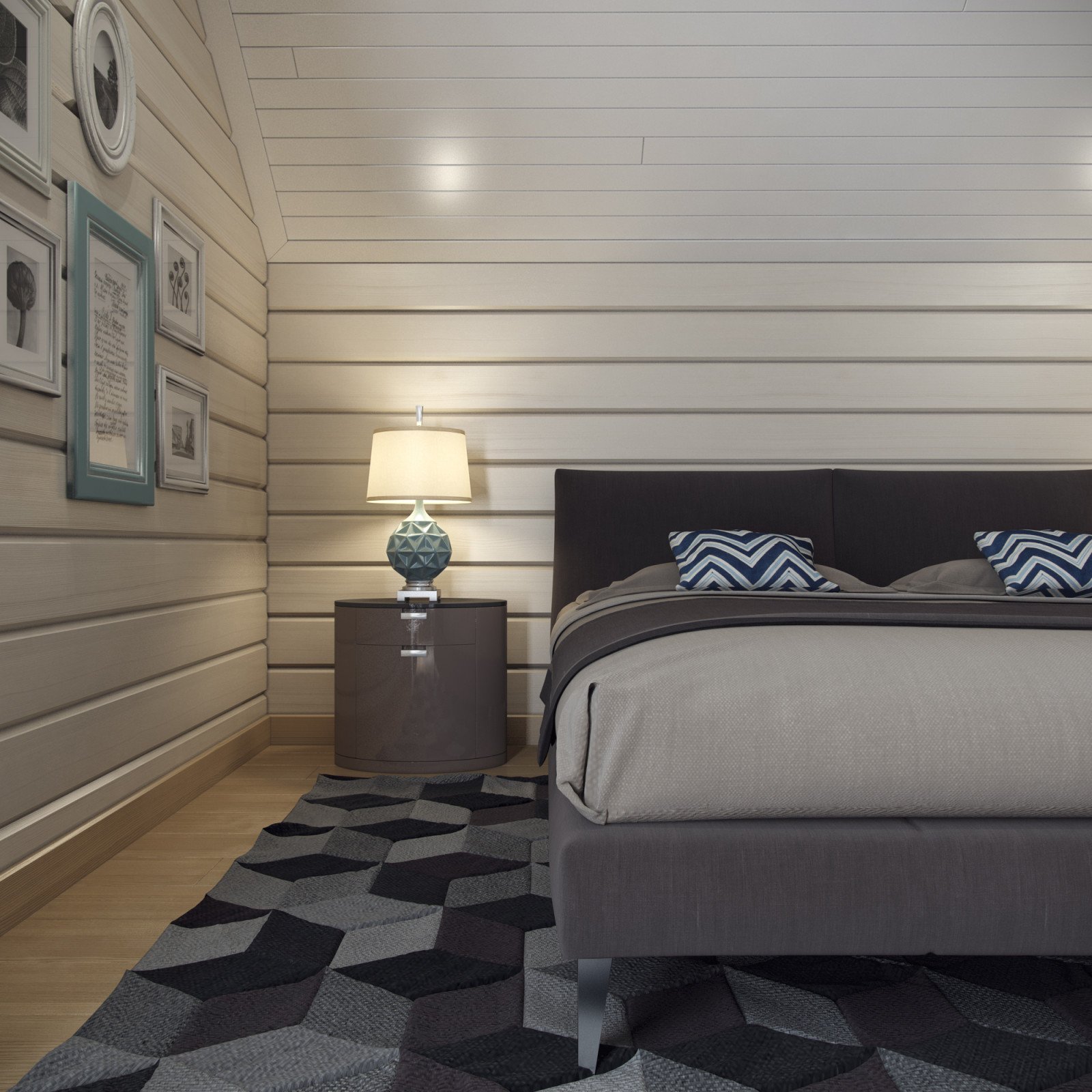 Загородный дом из клееного бруса