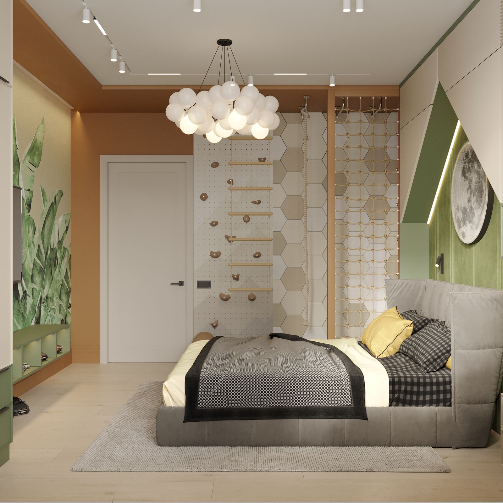 Современная четырехкомнатная квартира площадью 170 м²