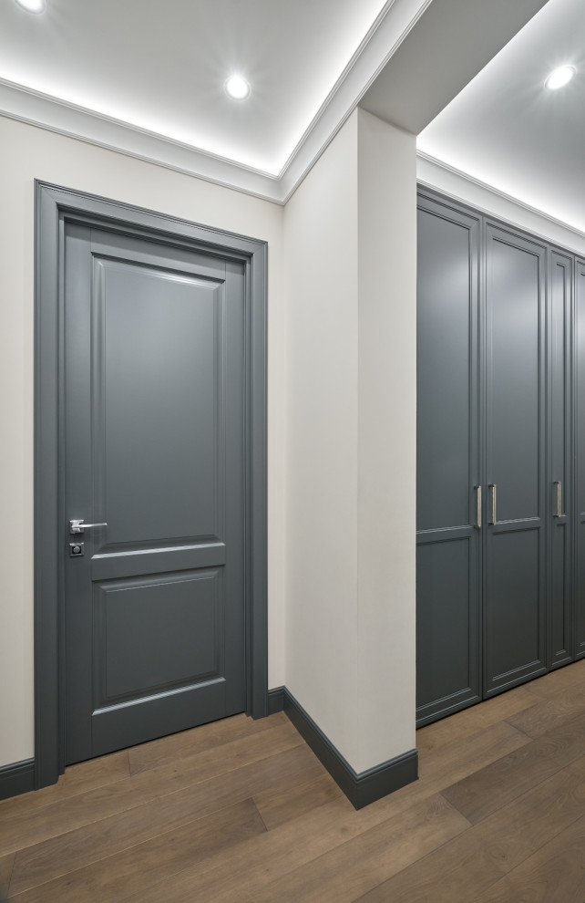 Квартира в серо-белых тонах