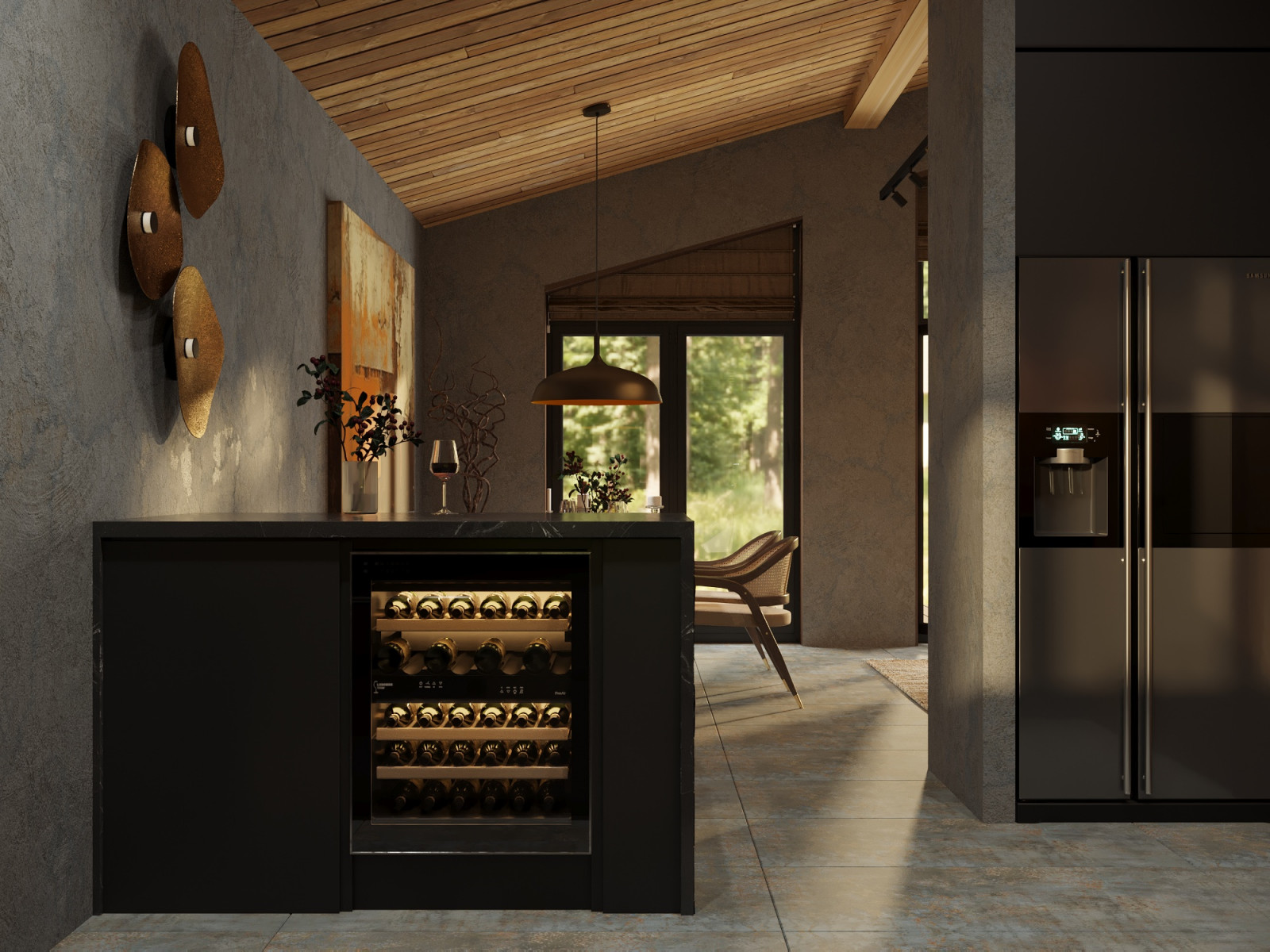 Деревянный дом в поселке Лаки парк