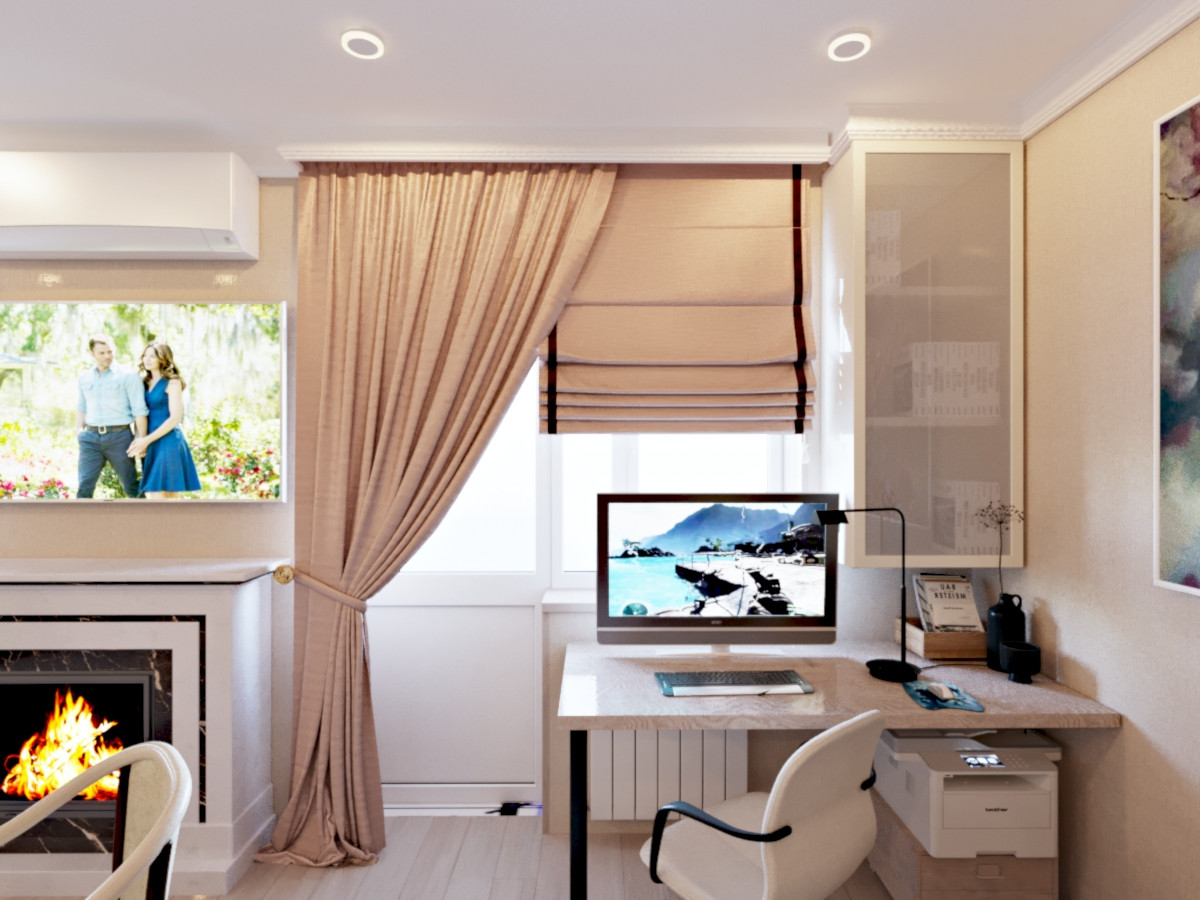 Карамелька. Кухня-Гостиная.