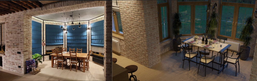 Проект пристройки кухни-гостиной к дому (визуализация и реализация)