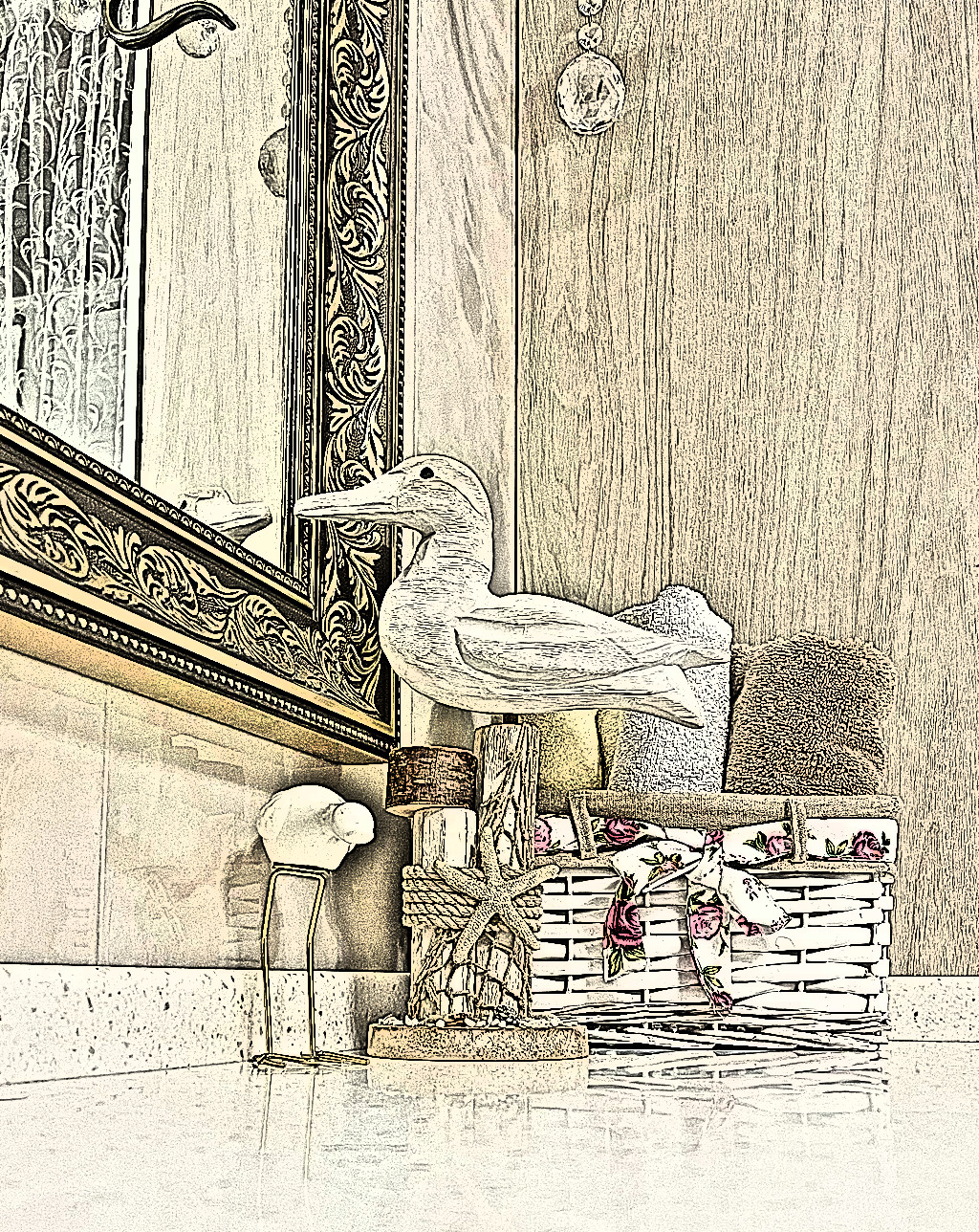 эскиз ванной комнаты