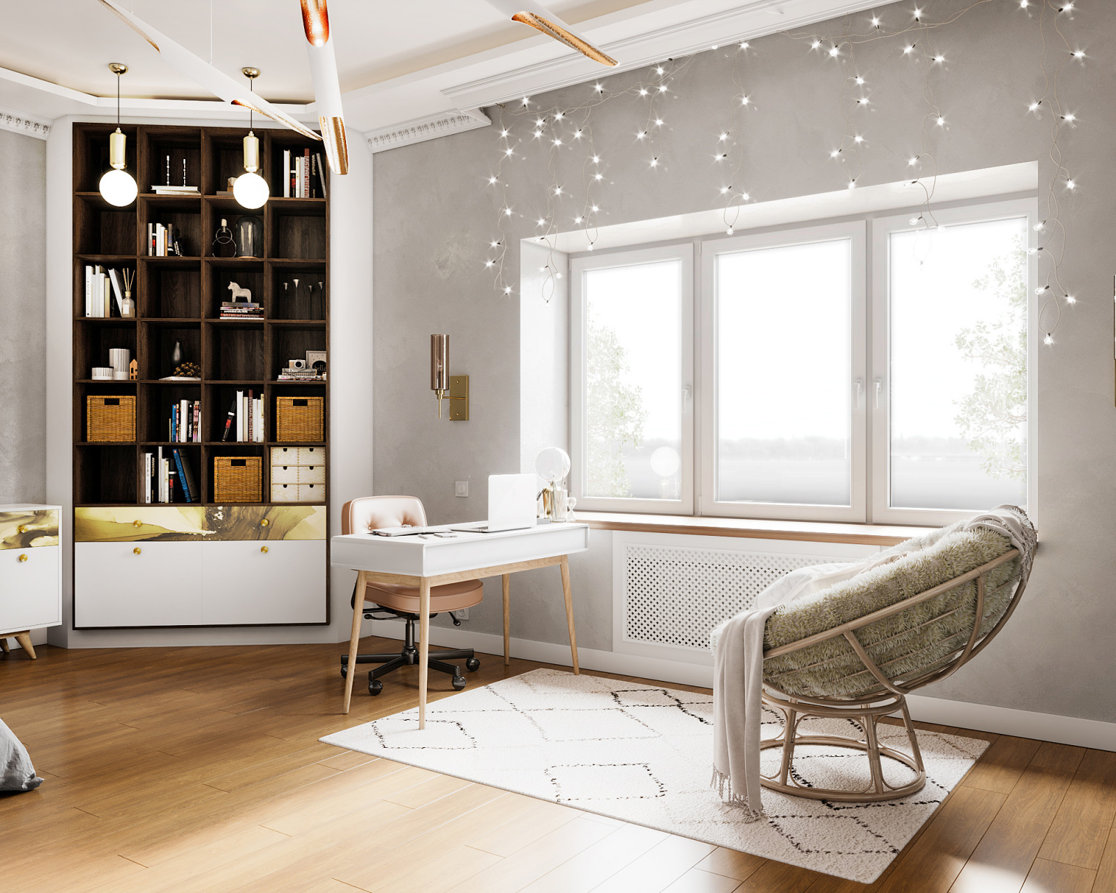 Обложка проекта: Детская комната для юной леди в частном доме